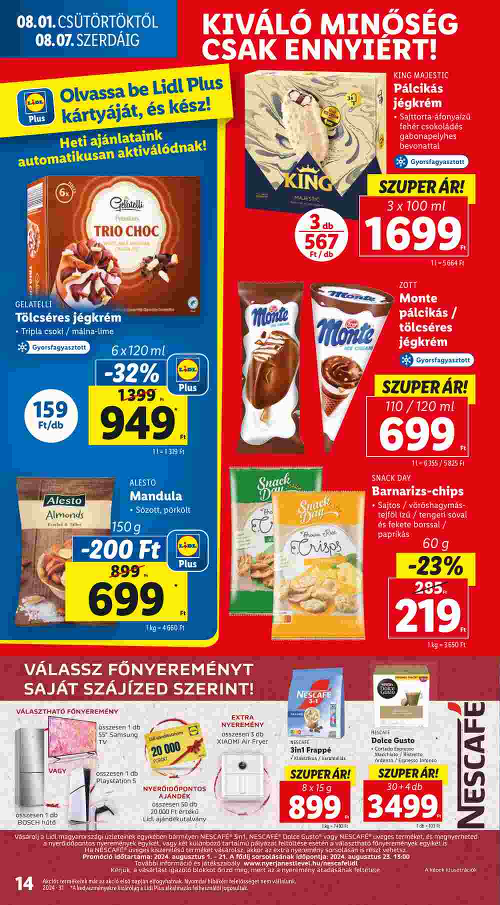 Lidl akciós újság 2024.08.01-től - 14. oldal.