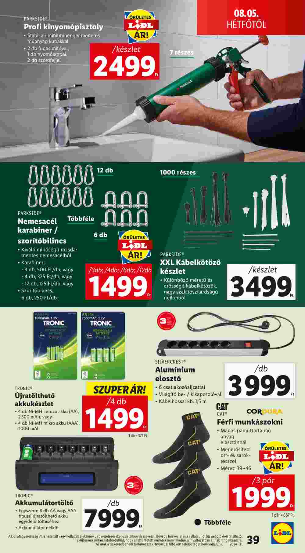 Lidl akciós újság 2024.08.01-től - 39. oldal.