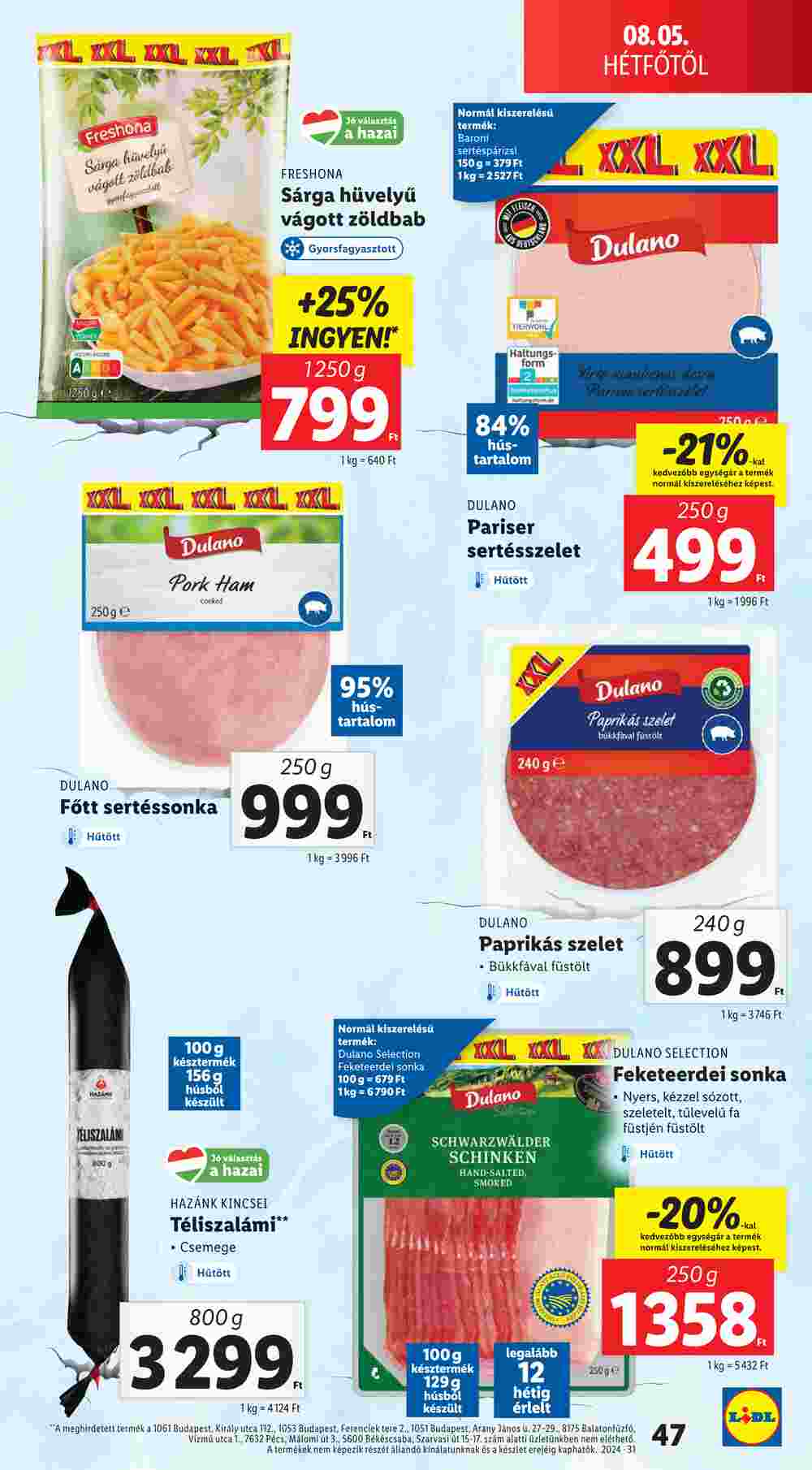 Lidl akciós újság 2024.08.01-től - 47. oldal.