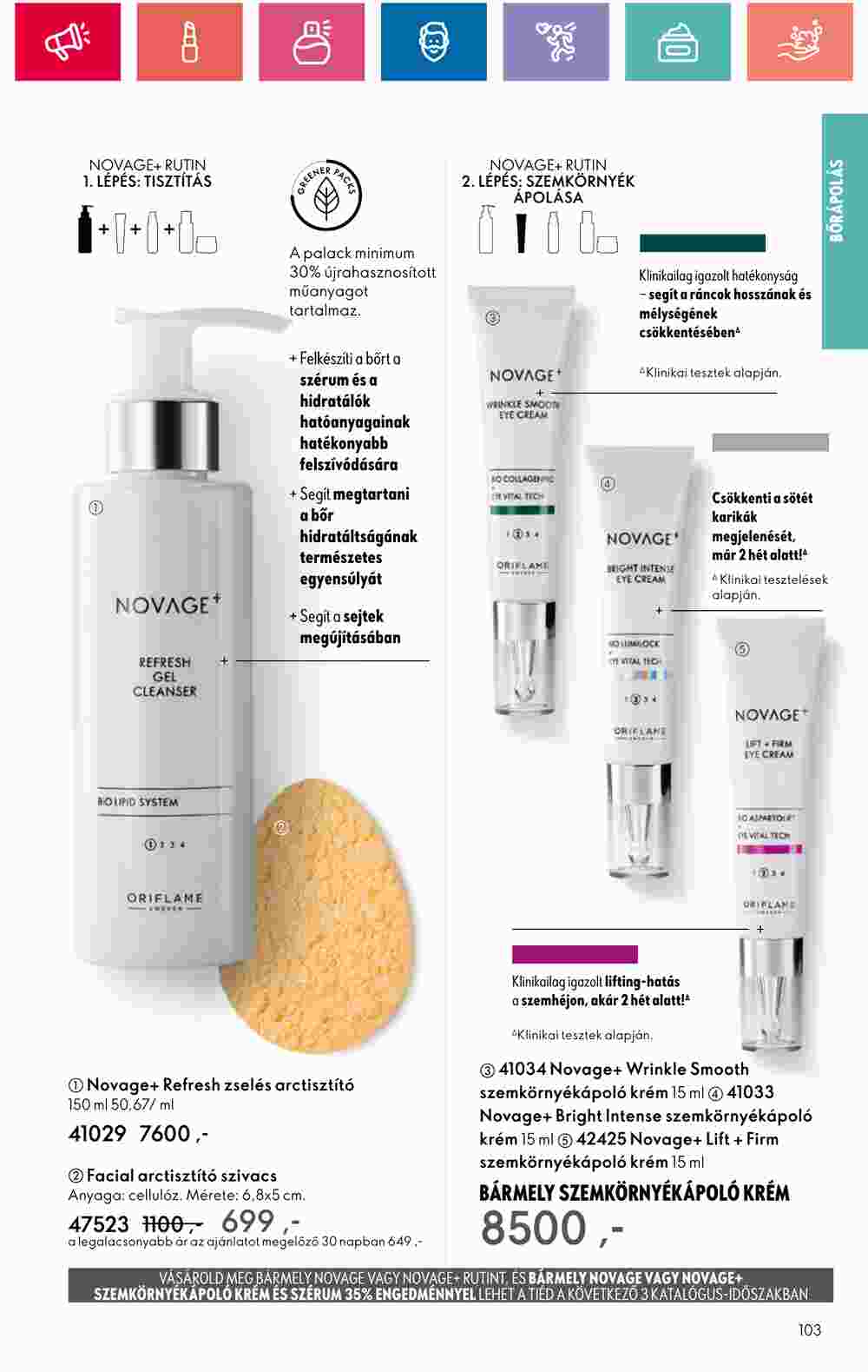 Oriflame akciós újság 2024.08.20-tól - 103. oldal.