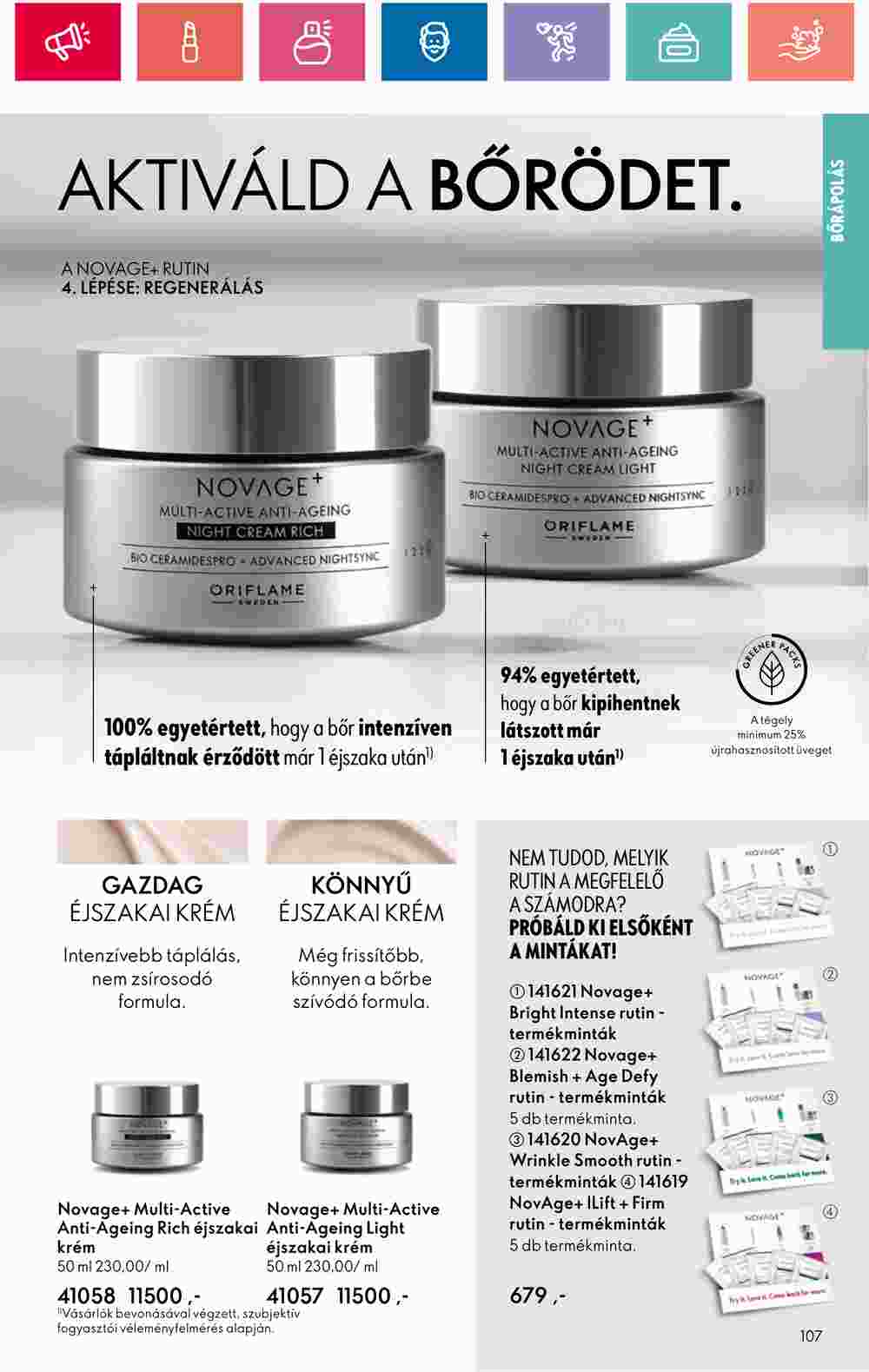 Oriflame akciós újság 2024.08.20-tól - 107. oldal.