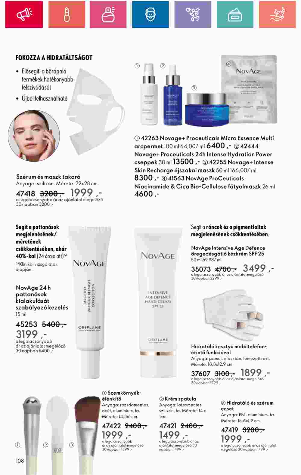 Oriflame akciós újság 2024.08.20-tól - 108. oldal.