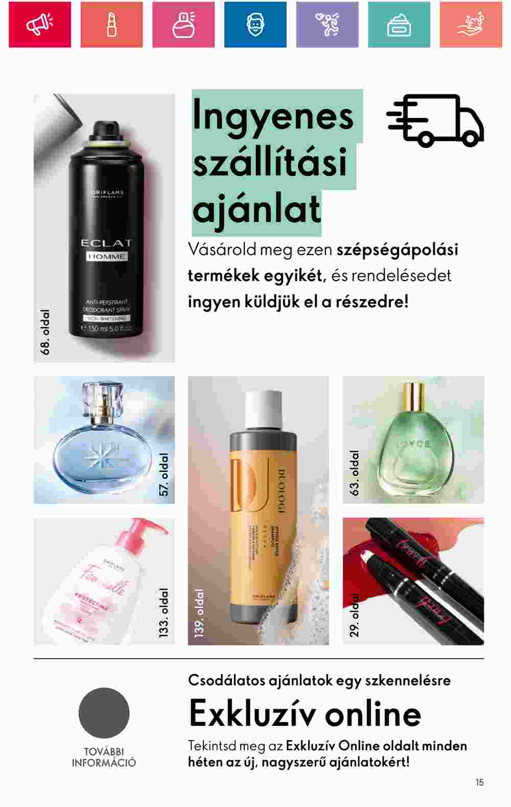 Oriflame akciós újság 2024.08.20-tól - 15. oldal.