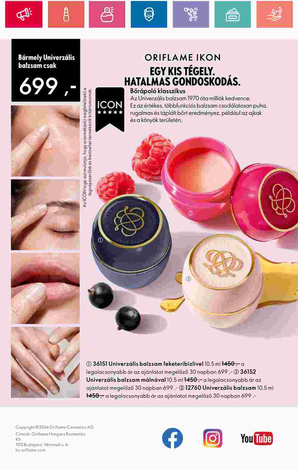 Oriflame akciós újság 2024.08.20-tól - 164. oldal.