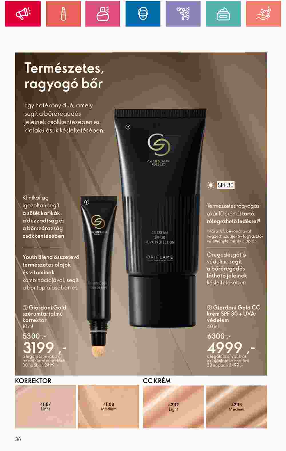 Oriflame akciós újság 2024.08.20-tól - 38. oldal.