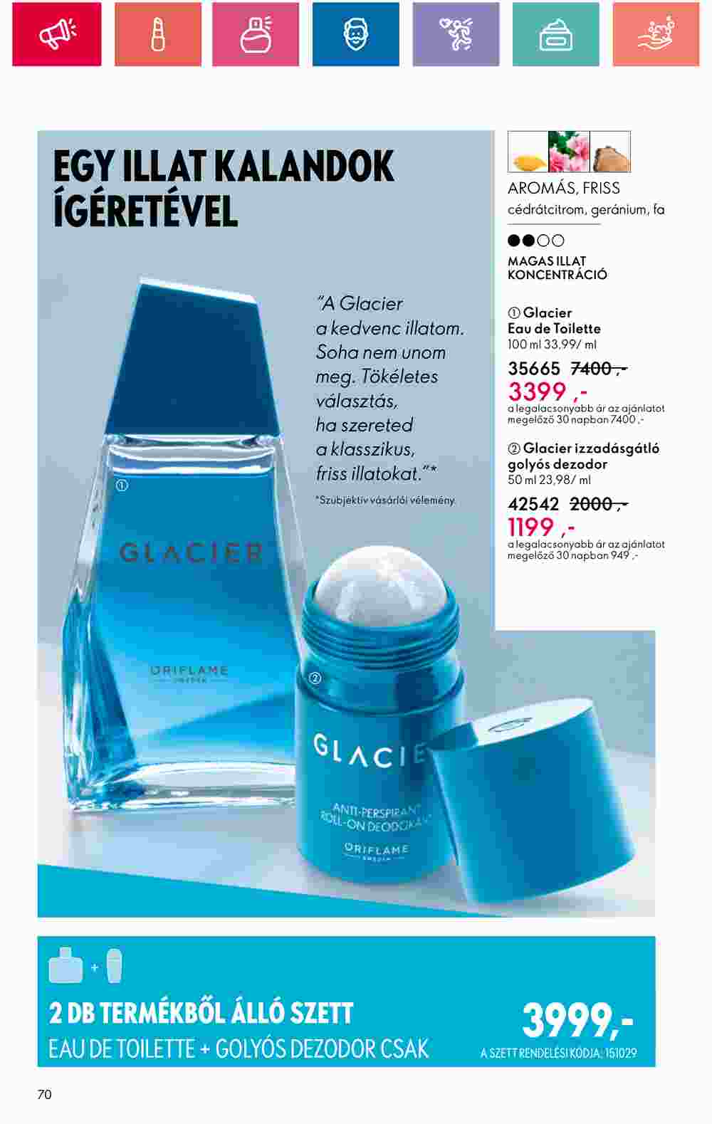 Oriflame akciós újság 2024.08.20-tól - 70. oldal.