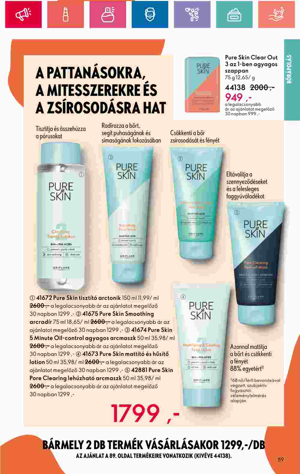 Oriflame akciós újság 2024.08.20-tól - 89. oldal.