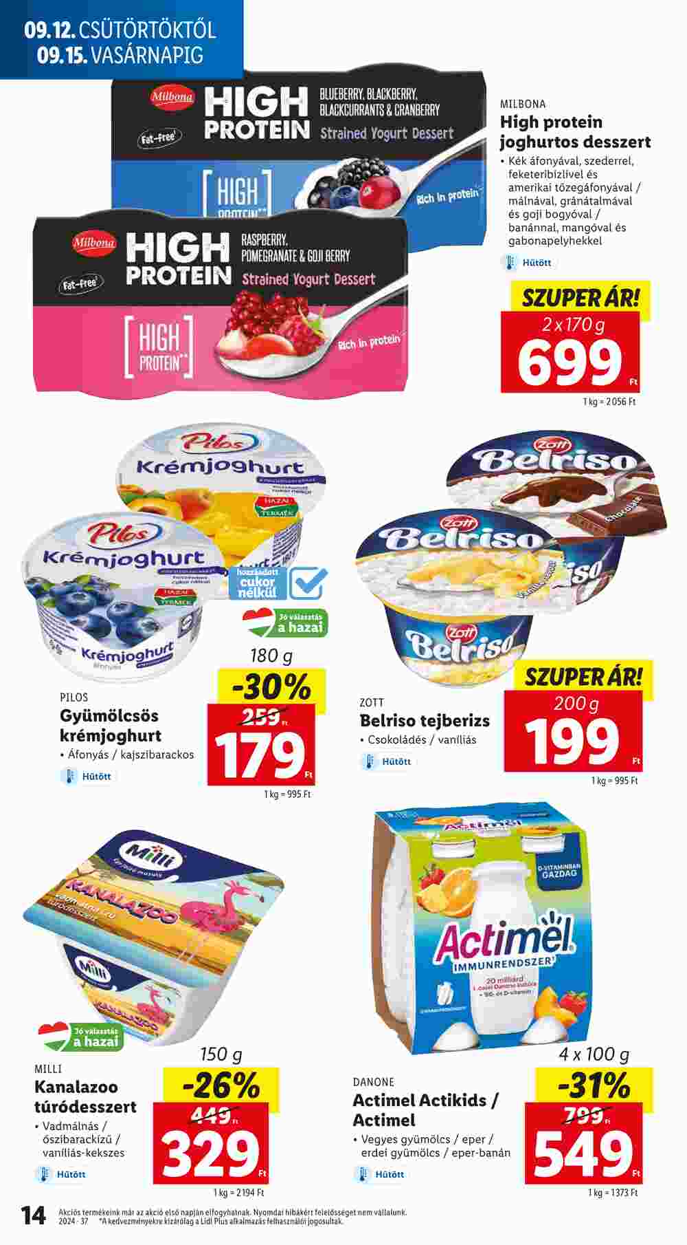 Lidl akciós újság 2024.09.12-től - 14. oldal.