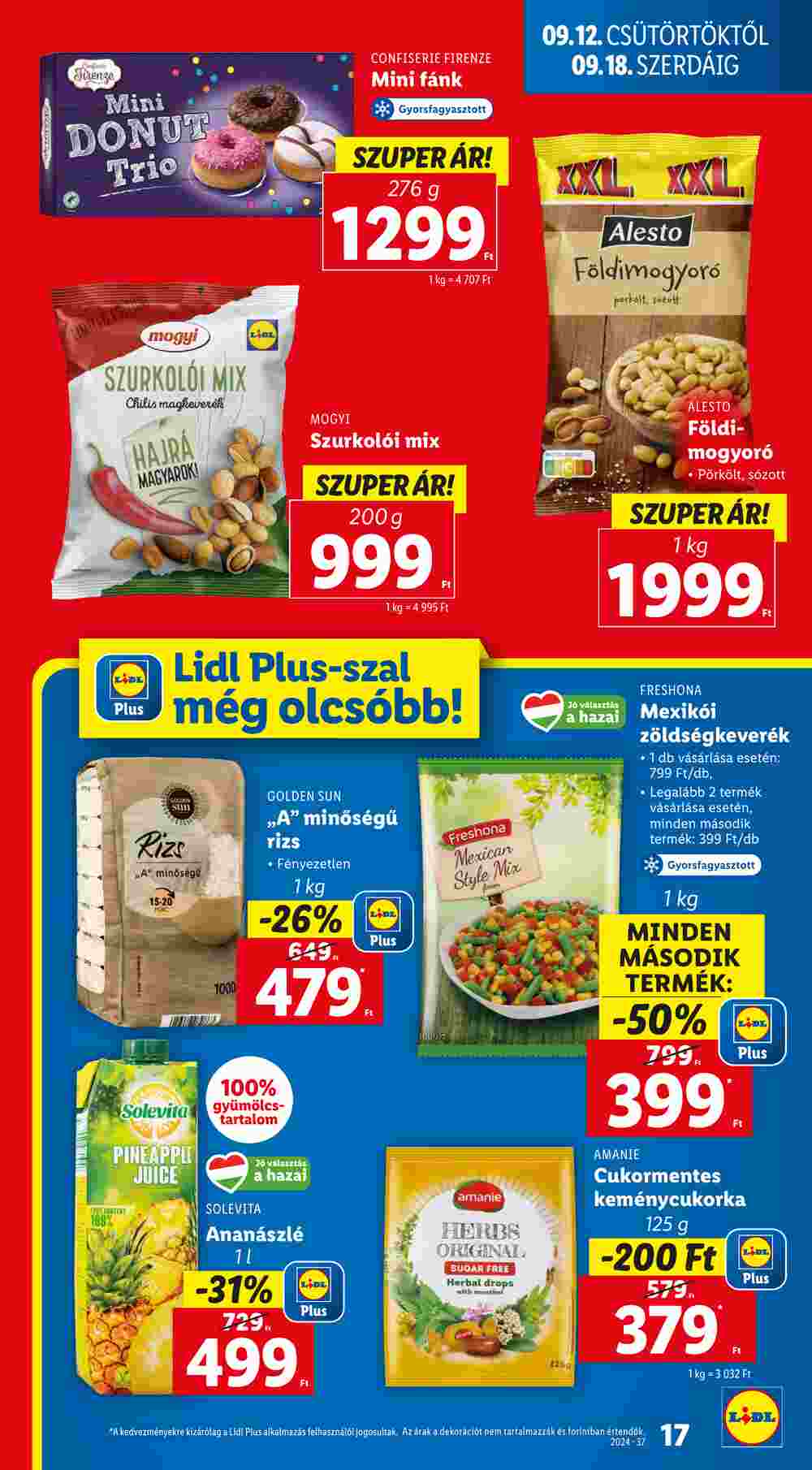 Lidl akciós újság 2024.09.12-től - 17. oldal.