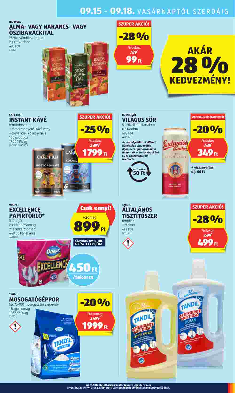 Aldi akciós újság 2024.09.12-től - 33. oldal.