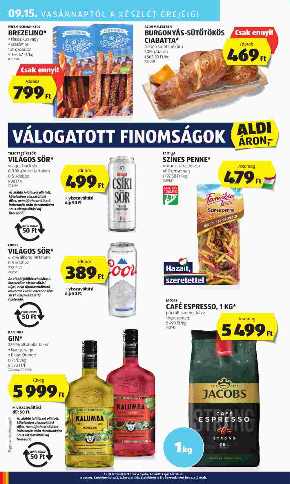 Aldi akciós újság 2024.09.12-től - 34. oldal.