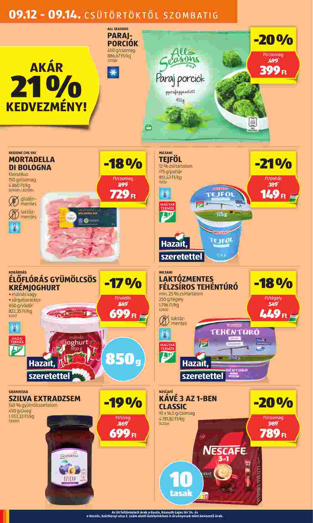 Aldi akciós újság 2024.09.12-től - 8. oldal.