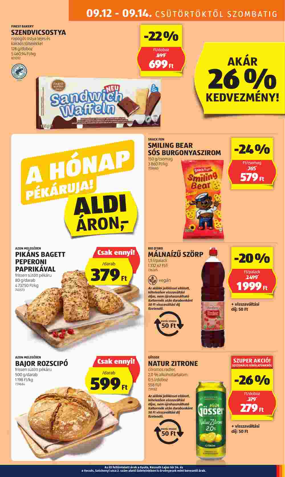 Aldi akciós újság 2024.09.12-től - 9. oldal.