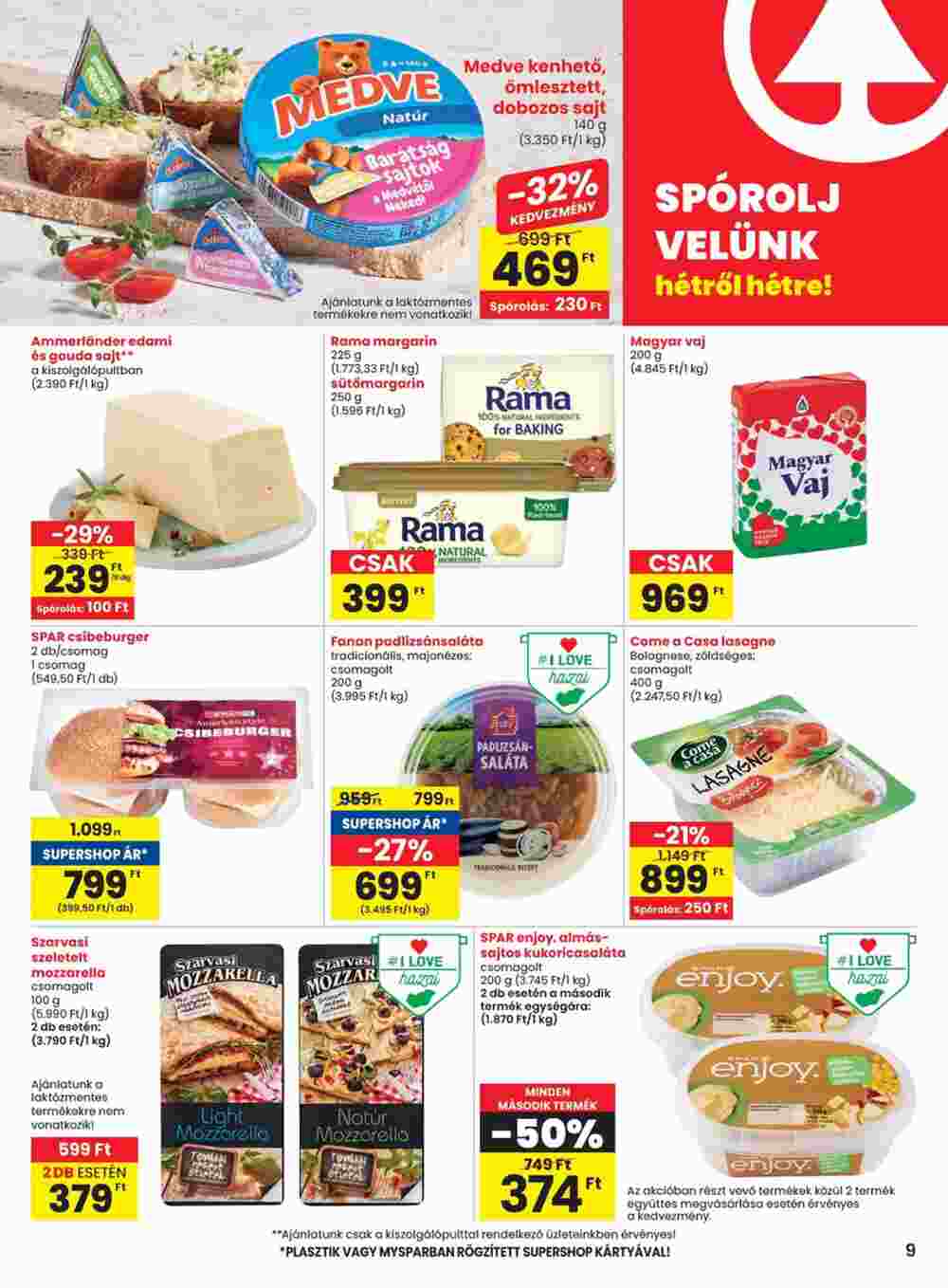 Spar akciós újság 2024.09.19-től - 9. oldal.