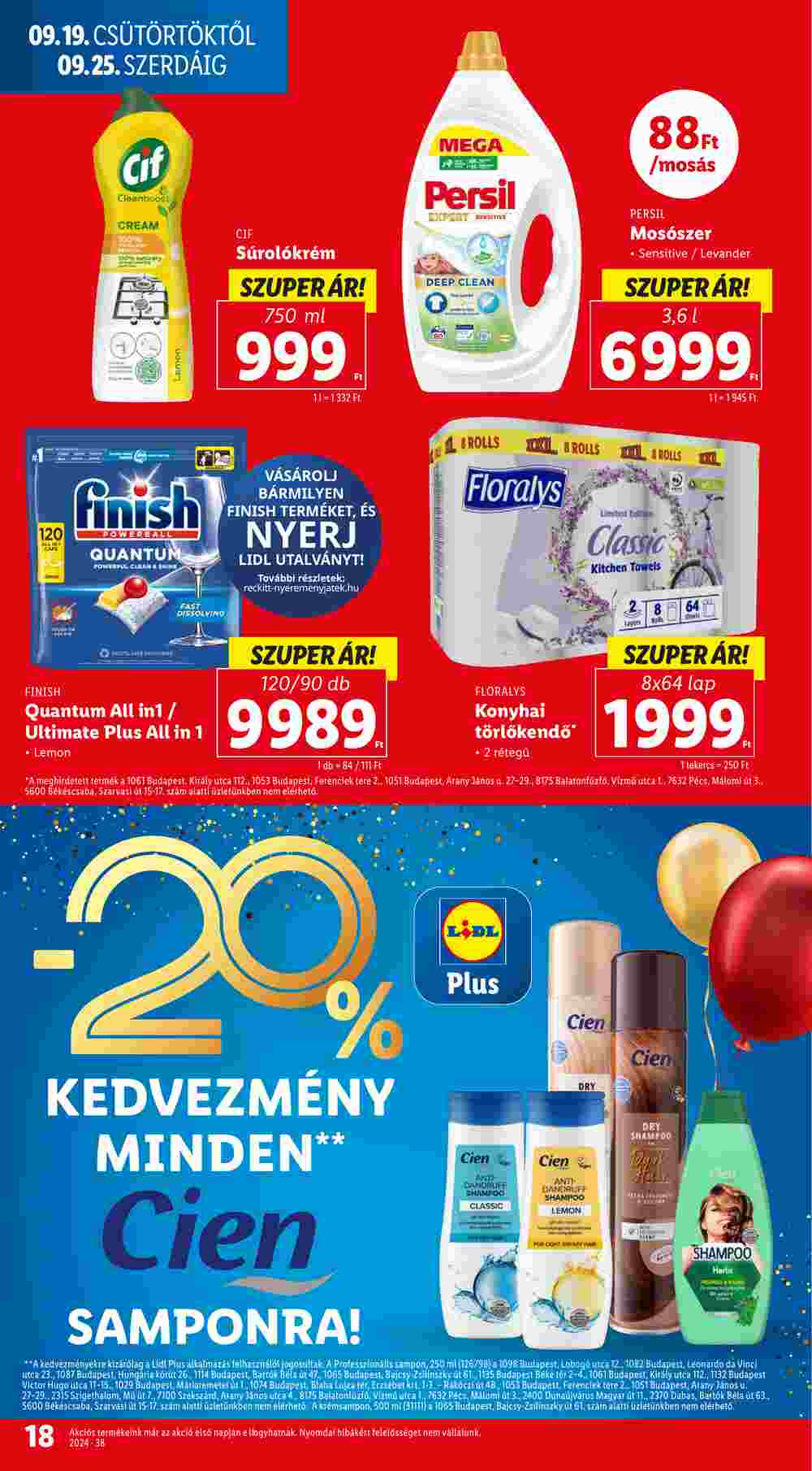 Lidl akciós újság 2024.09.19-től - 18. oldal.