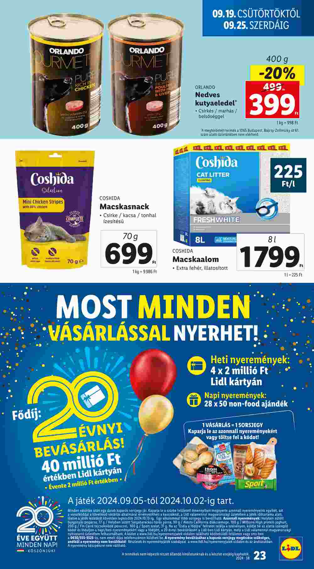 Lidl akciós újság 2024.09.19-től - 23. oldal.