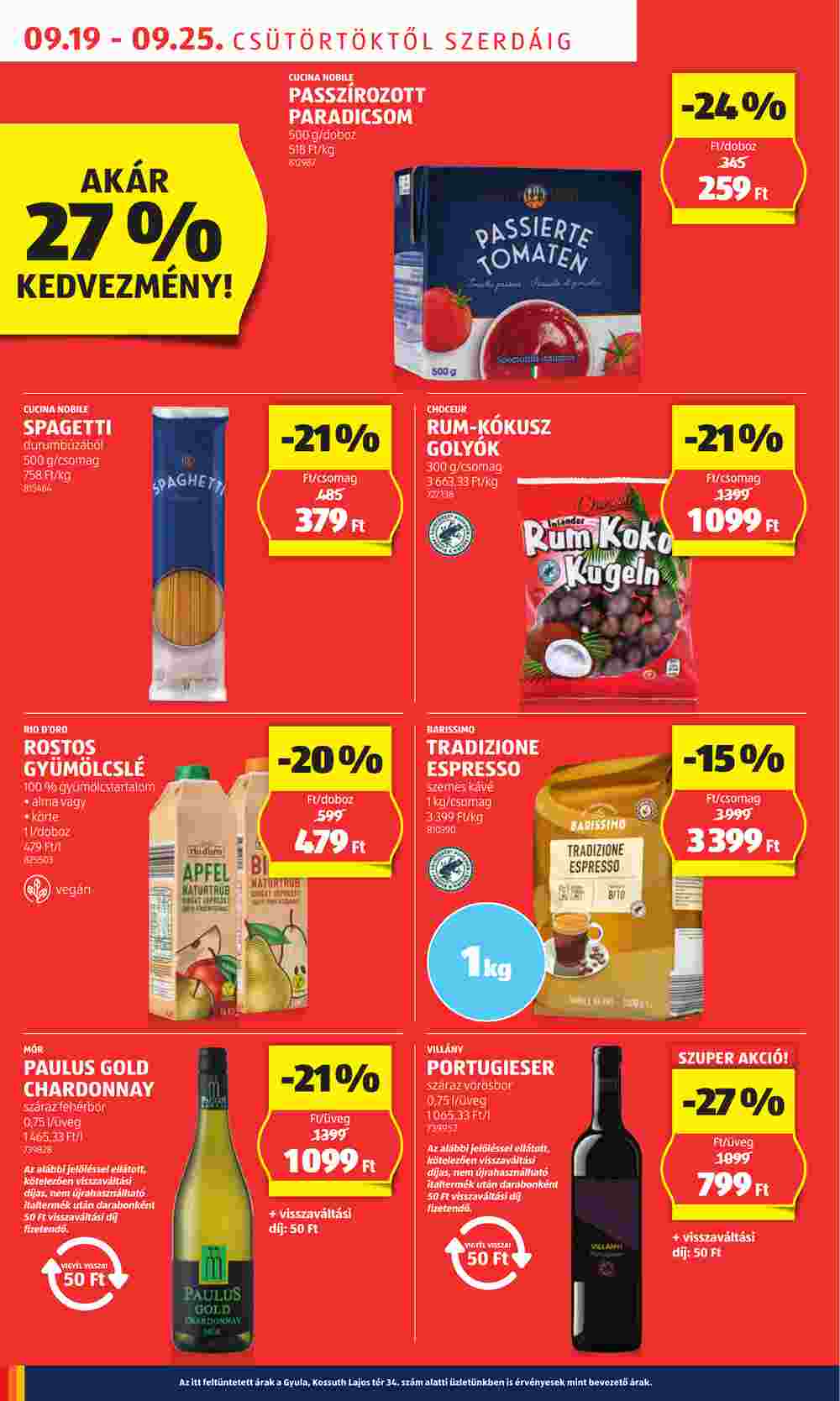 Aldi akciós újság 2024.09.19-től - 6. oldal.