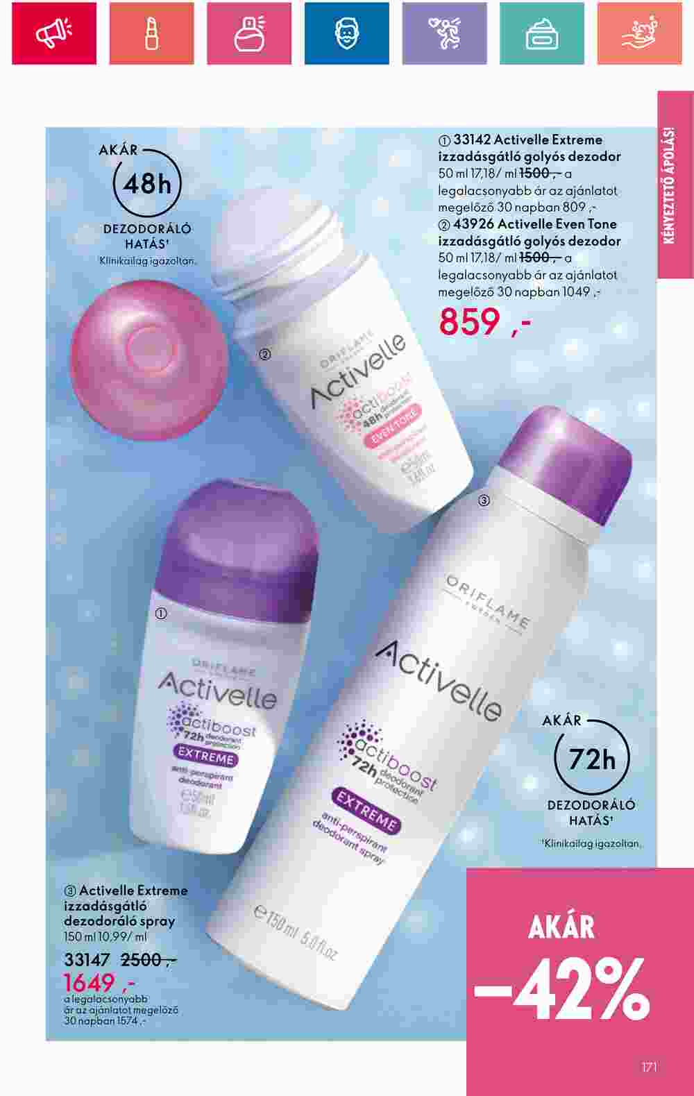 Oriflame akciós újság 2024.10.01-től - 171. oldal.