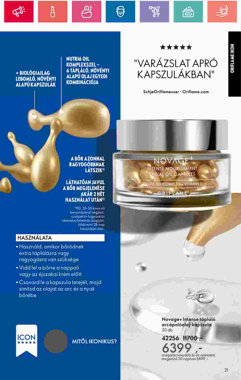 Oriflame akciós újság 2024.10.01-től - 21. oldal.