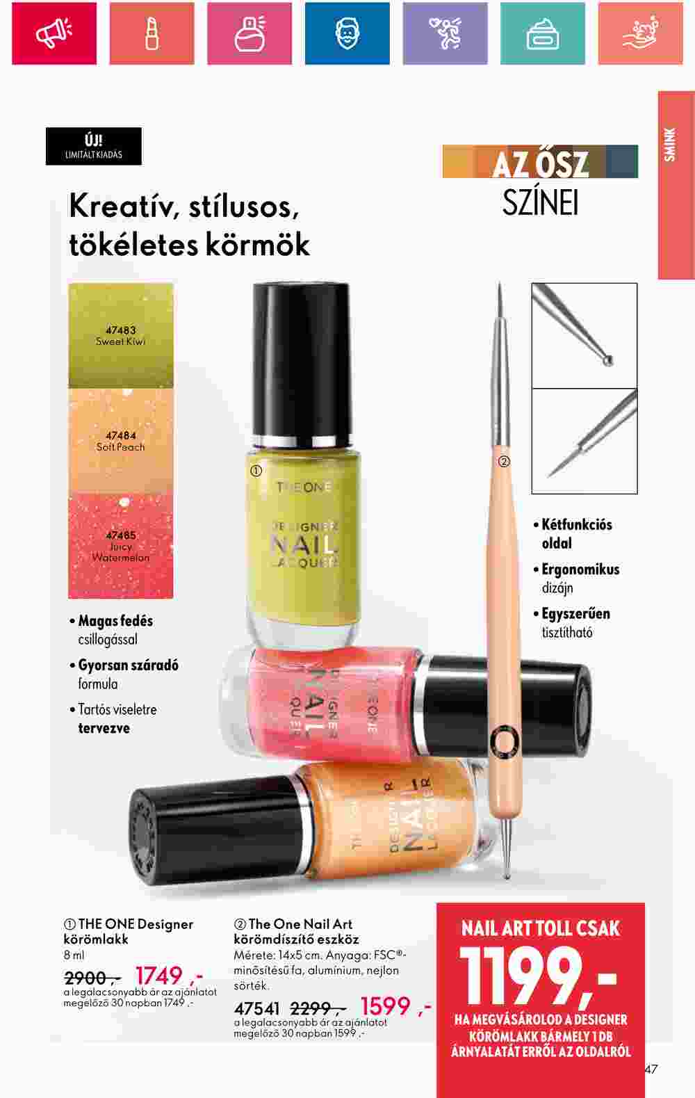 Oriflame akciós újság 2024.10.01-től - 47. oldal.