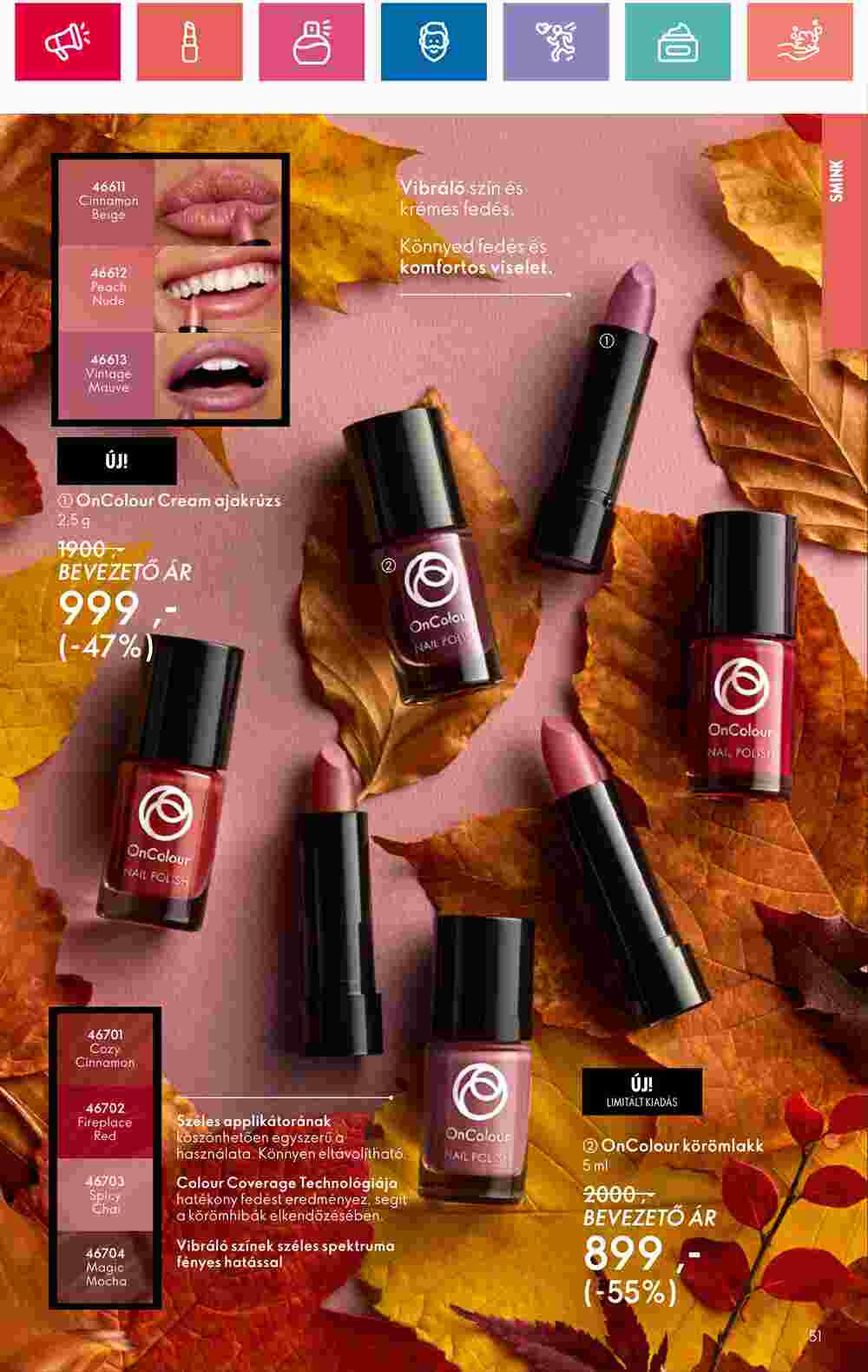 Oriflame akciós újság 2024.10.01-től - 51. oldal.