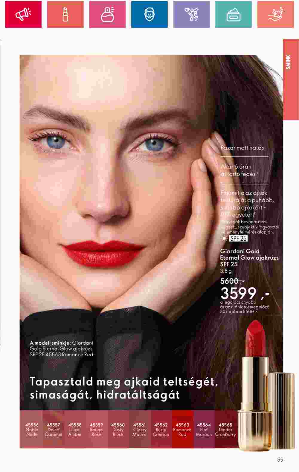 Oriflame akciós újság 2024.10.01-től - 55. oldal.