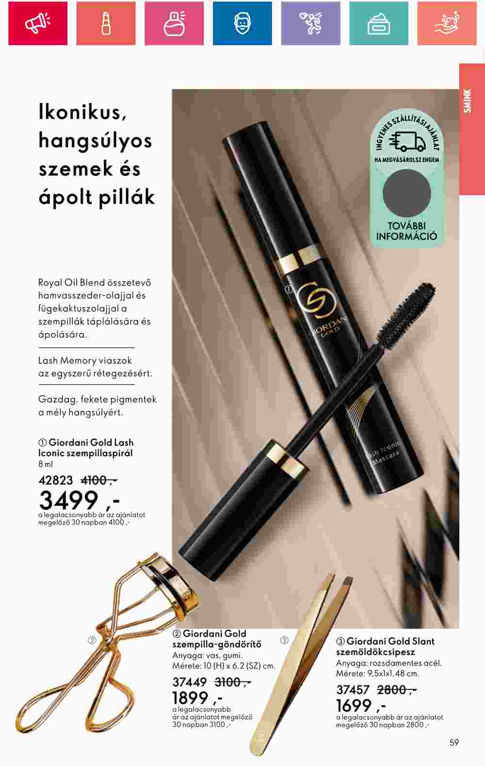 Oriflame akciós újság 2024.10.01-től - 59. oldal.