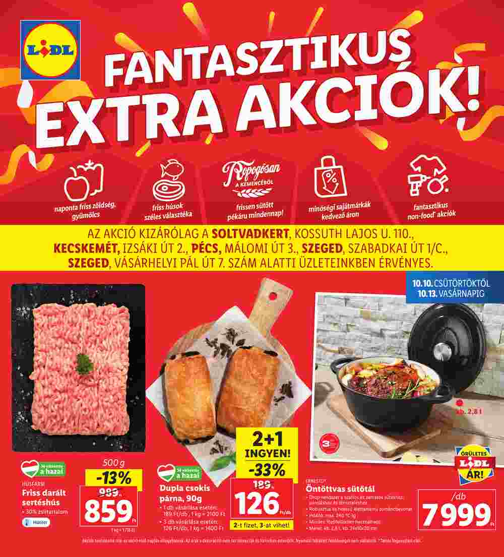 Lidl akciós újság 2024.10.10-től - 1. oldal.