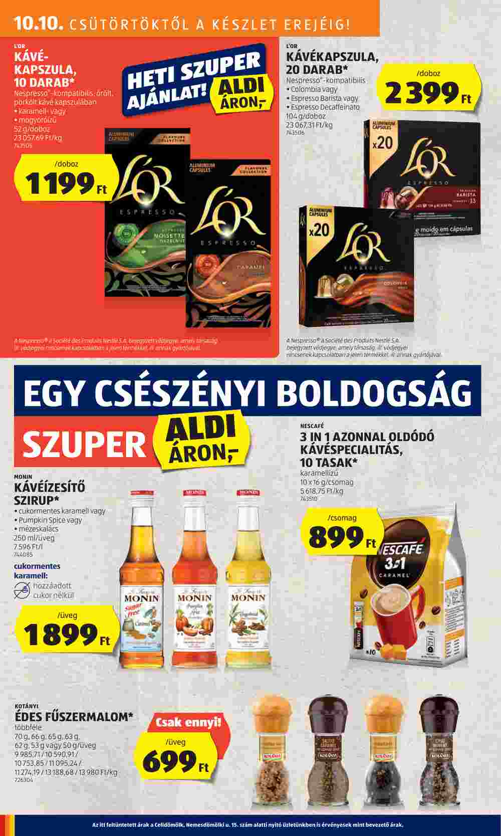 Aldi akciós újság 2024.10.10-től - 16. oldal.