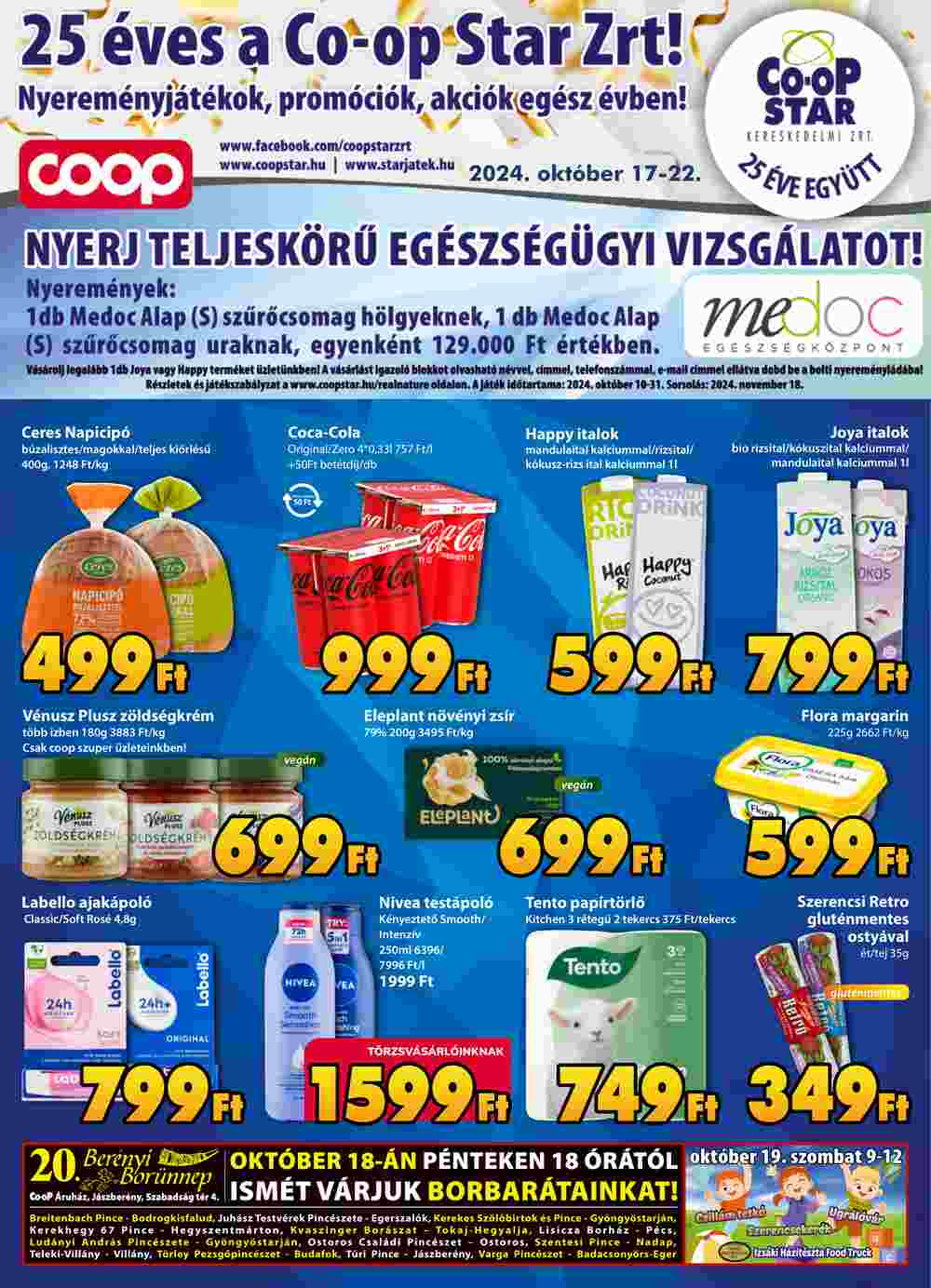 Coop akciós újság 2024.10.17-től - 1. oldal.