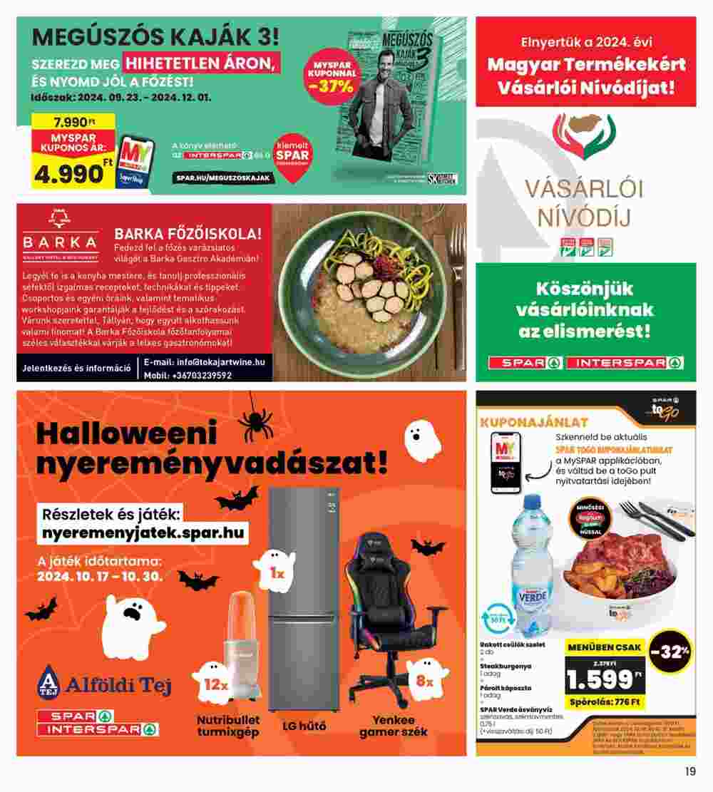 Interspar akciós újság 2024.10.17-től - 19. oldal.