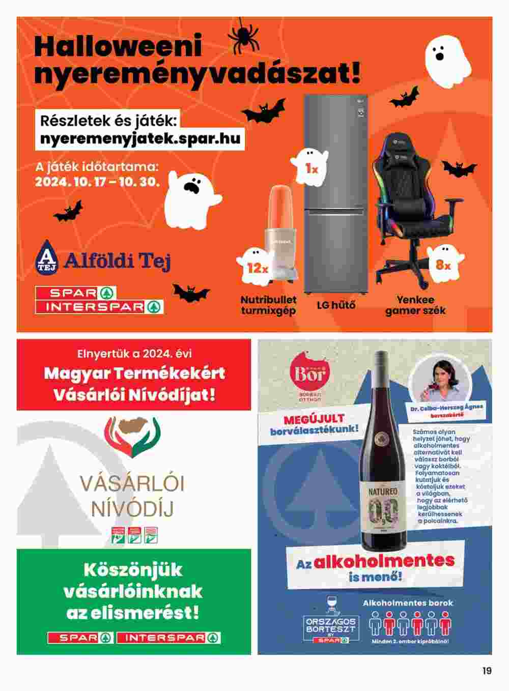 Spar akciós újság 2024.10.17-től - 19. oldal.