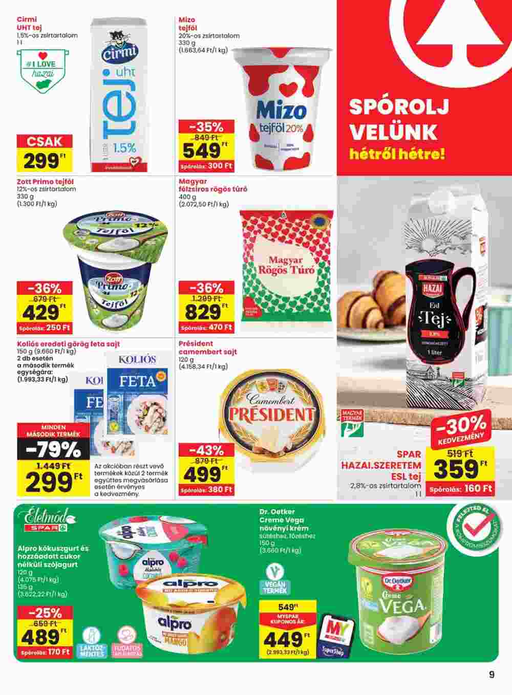 Spar akciós újság 2024.10.17-től - 9. oldal.