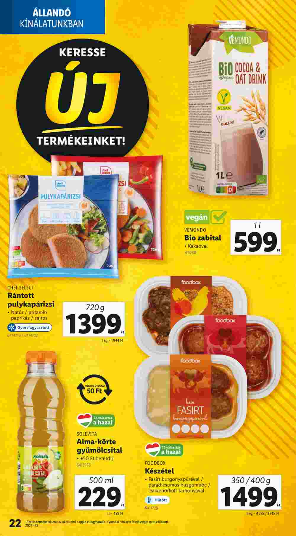 Lidl akciós újság 2024.10.17-től - 22. oldal.