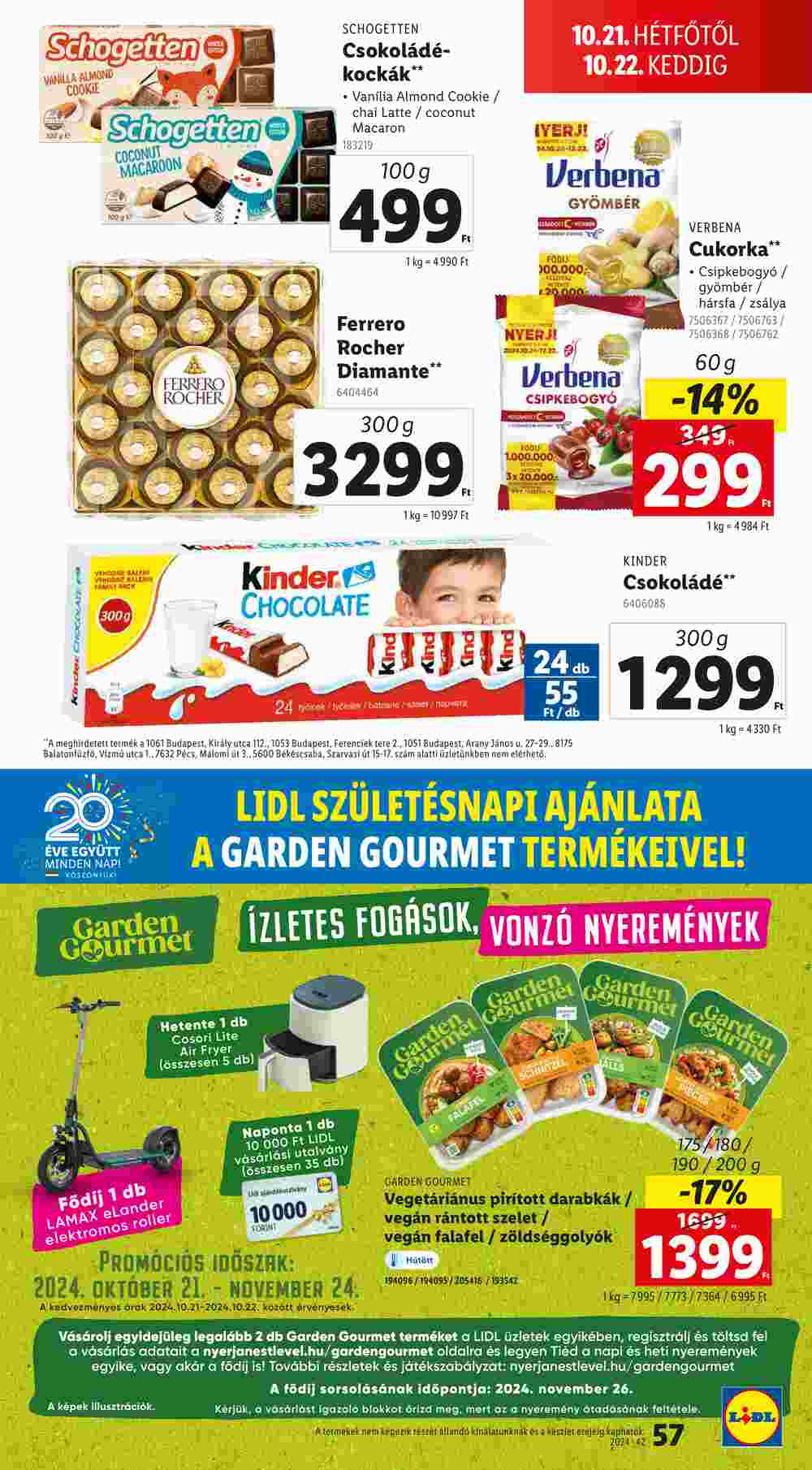 Lidl akciós újság 2024.10.17-től - 57. oldal.