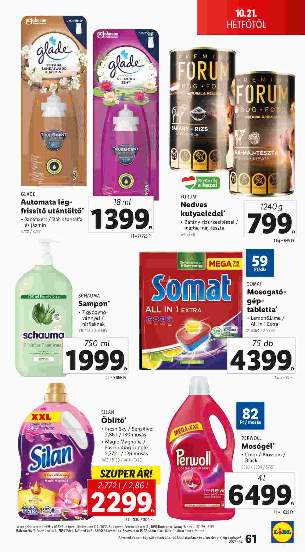 Lidl akciós újság 2024.10.17-től - 61. oldal.