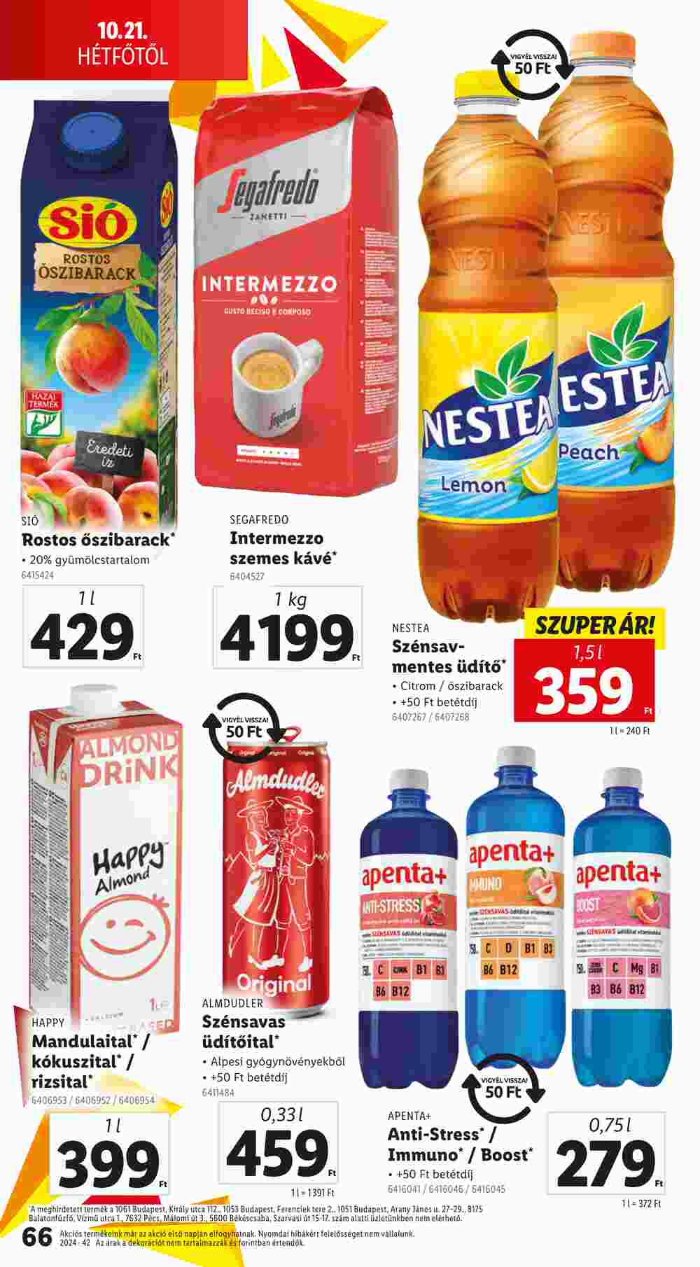 Lidl akciós újság 2024.10.17-től - 66. oldal.