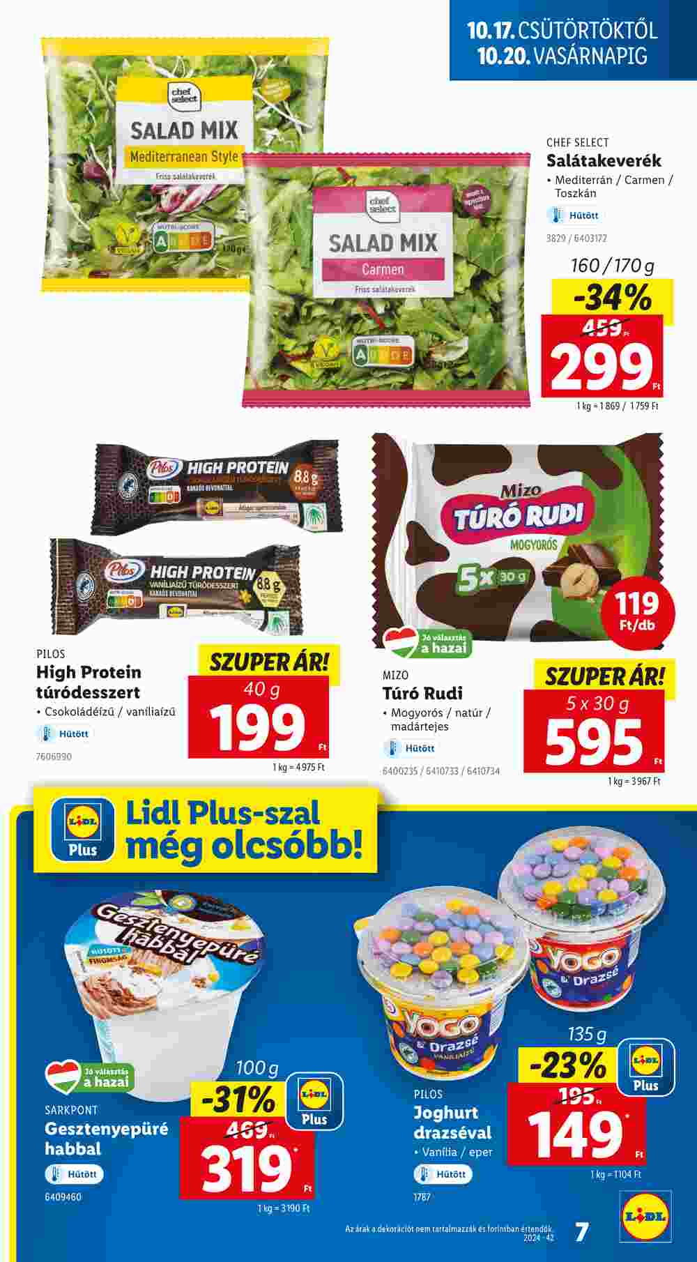 Lidl akciós újság 2024.10.17-től - 7. oldal.