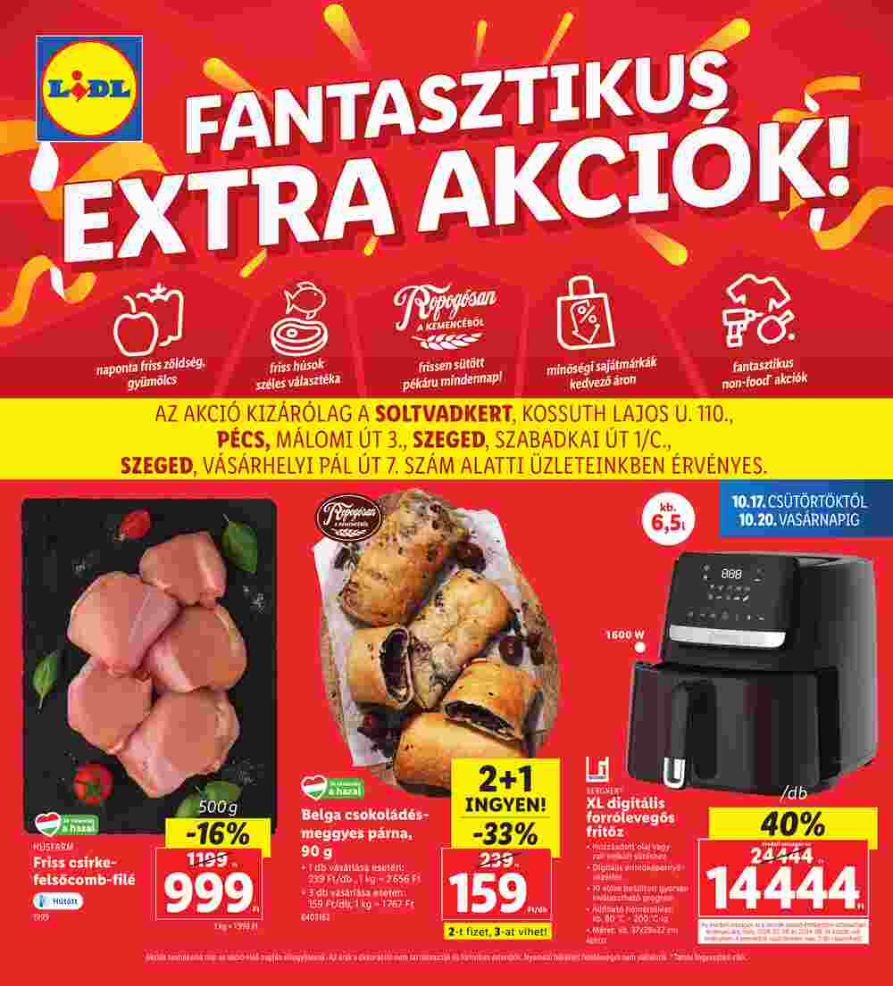 Lidl akciós újság 2024.10.17-től - 1. oldal.