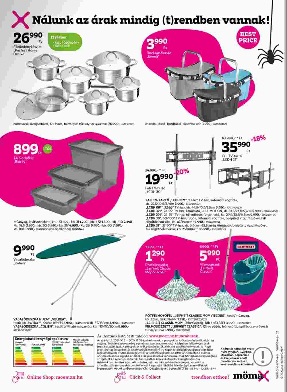 Möbelix akciós újság 2024.10.21-től - 32. oldal.