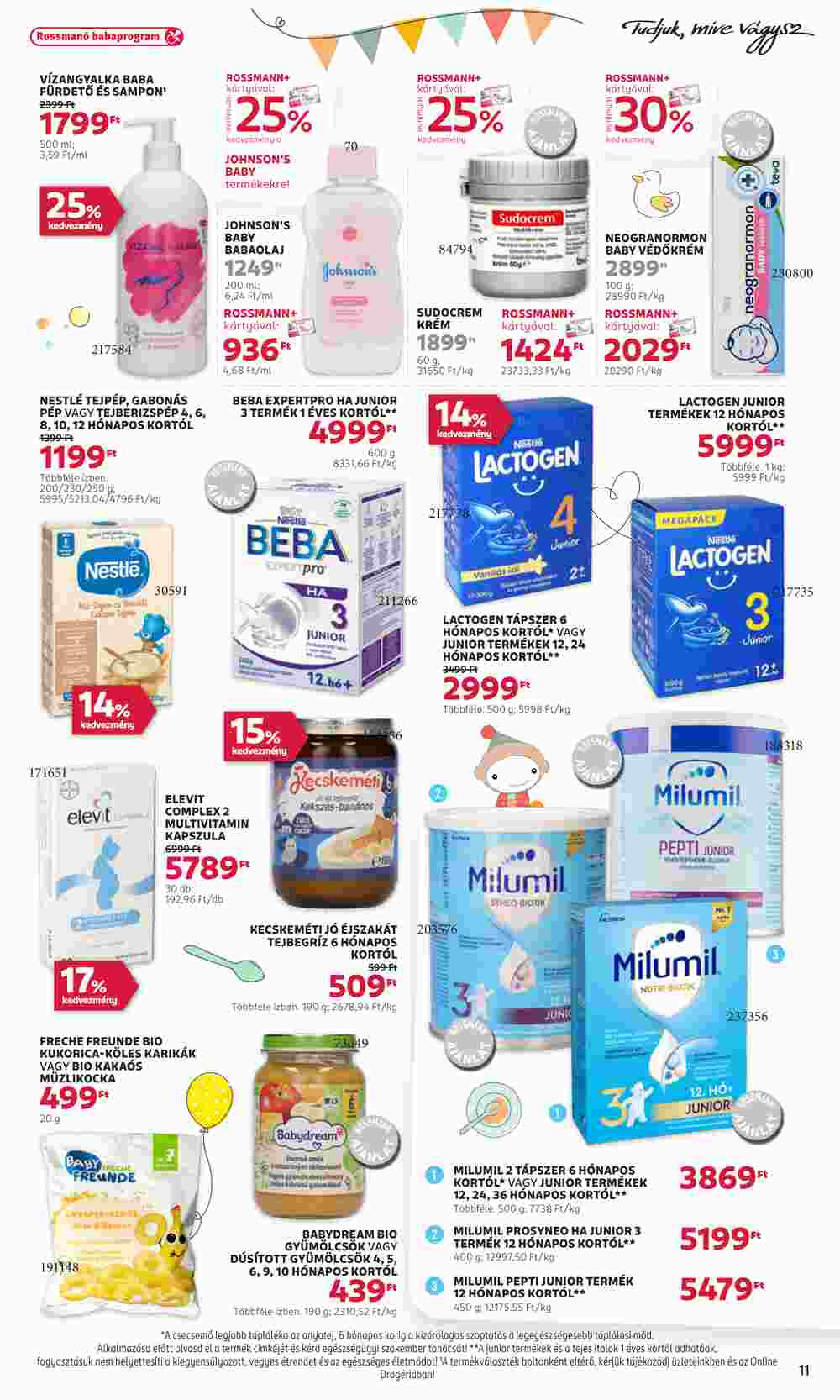 Rossmann akciós újság 2024.10.21-től - 11. oldal.