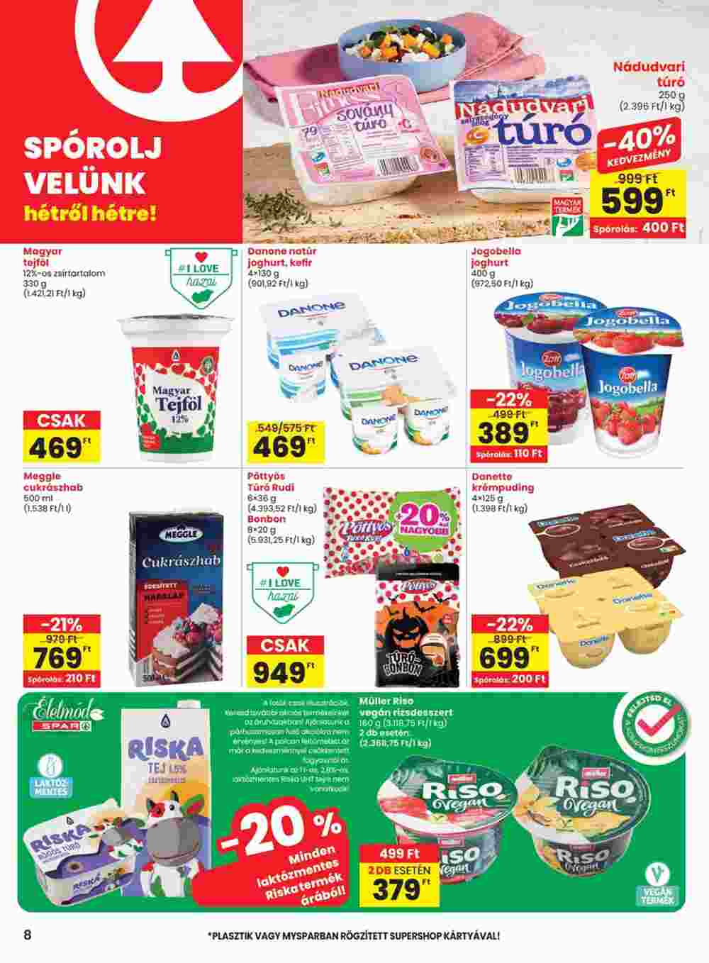 Spar akciós újság 2024.10.24-től - 8. oldal.