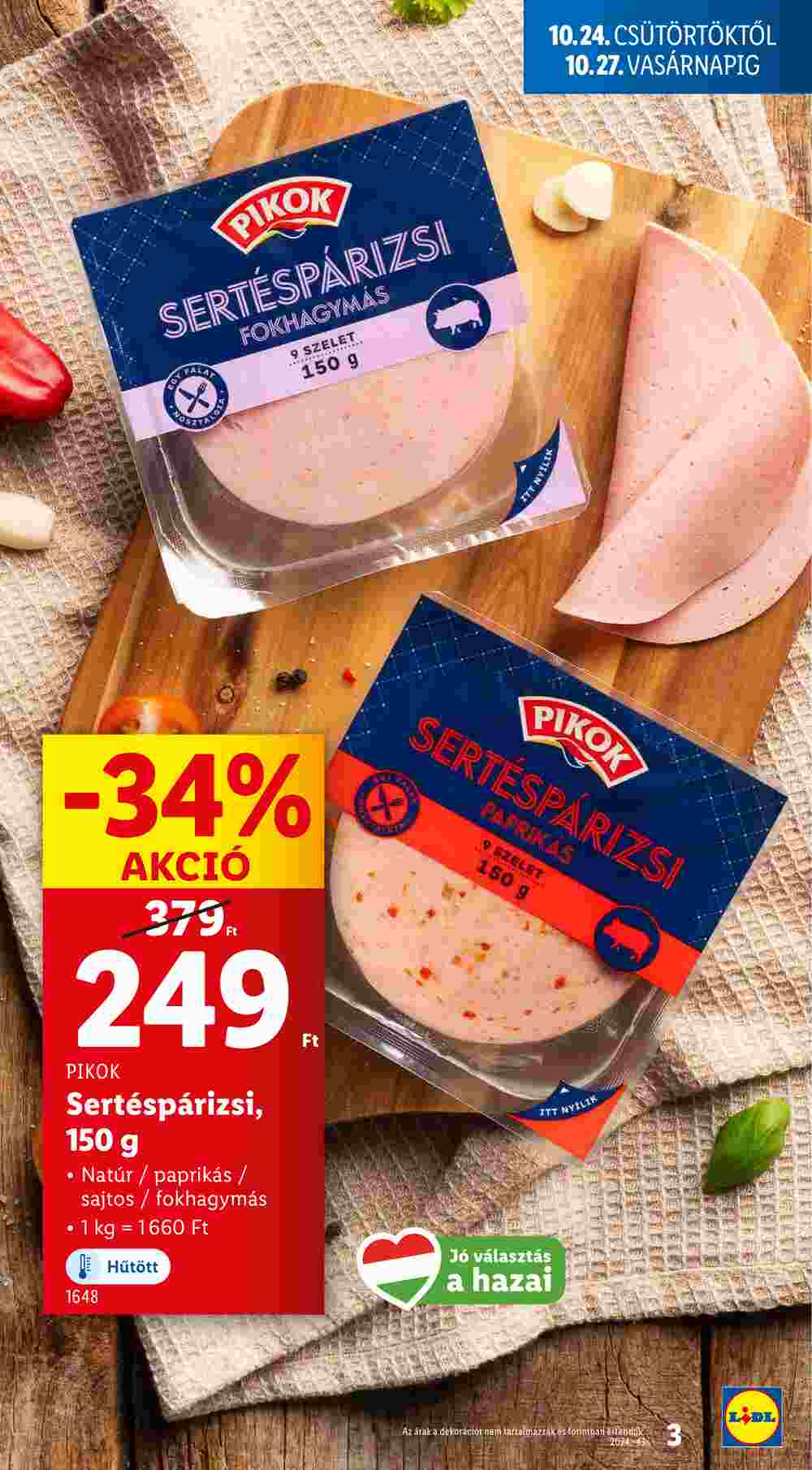 Lidl akciós újság 2024.10.24-től - 3. oldal.