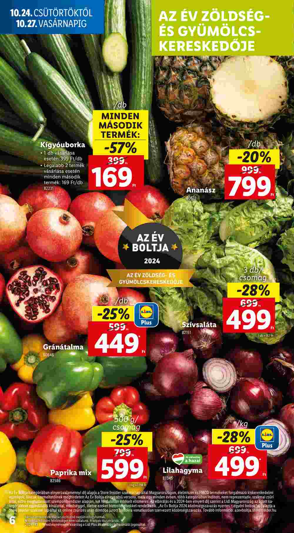 Lidl akciós újság 2024.10.24-től - 6. oldal.