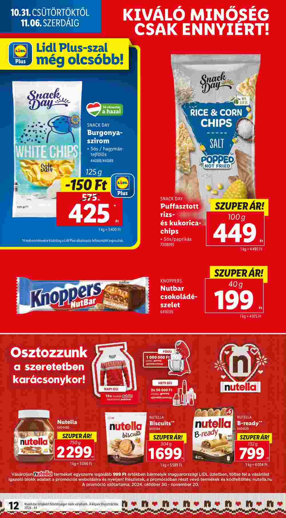 Lidl akciós újság 2024.10.31-től - 12. oldal.