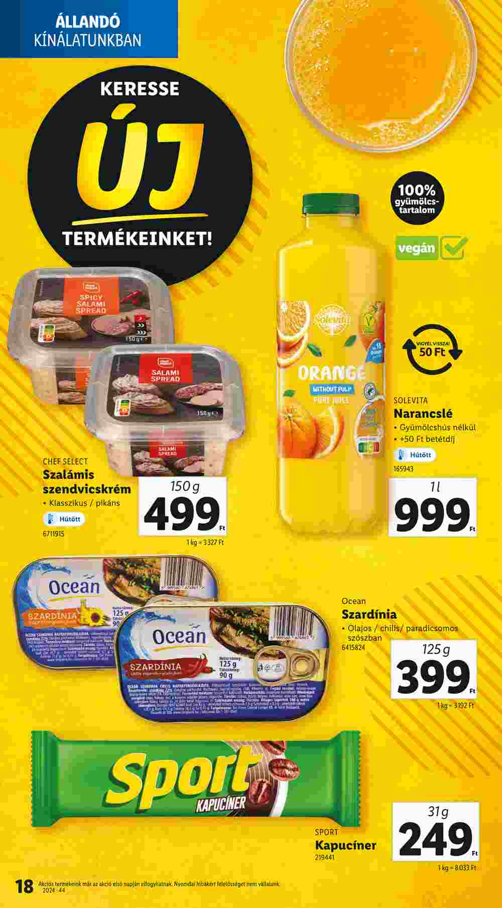 Lidl akciós újság 2024.10.31-től - 18. oldal.