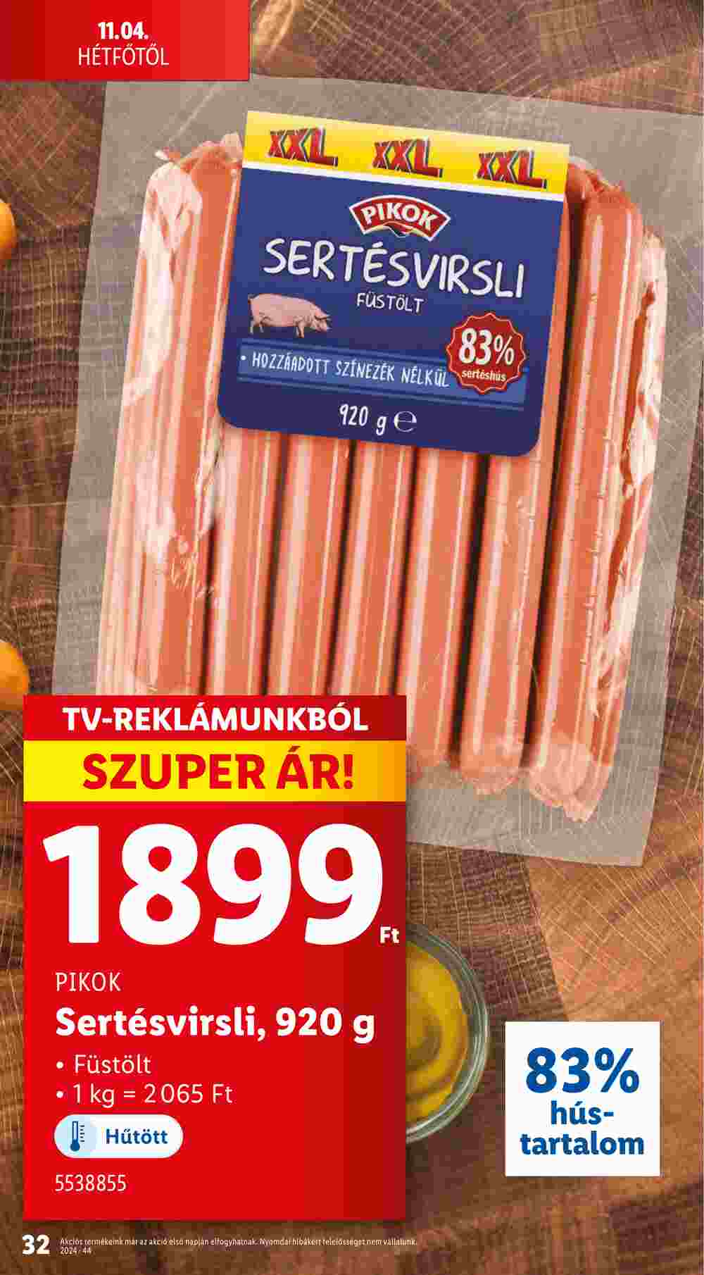 Lidl akciós újság 2024.10.31-től - 32. oldal.