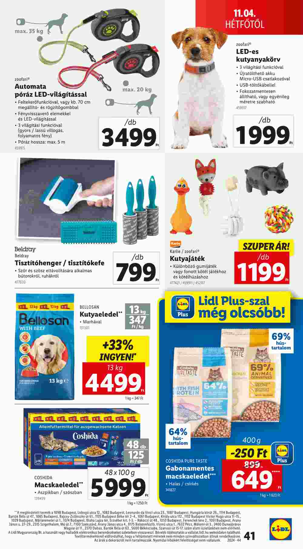 Lidl akciós újság 2024.10.31-től - 41. oldal.