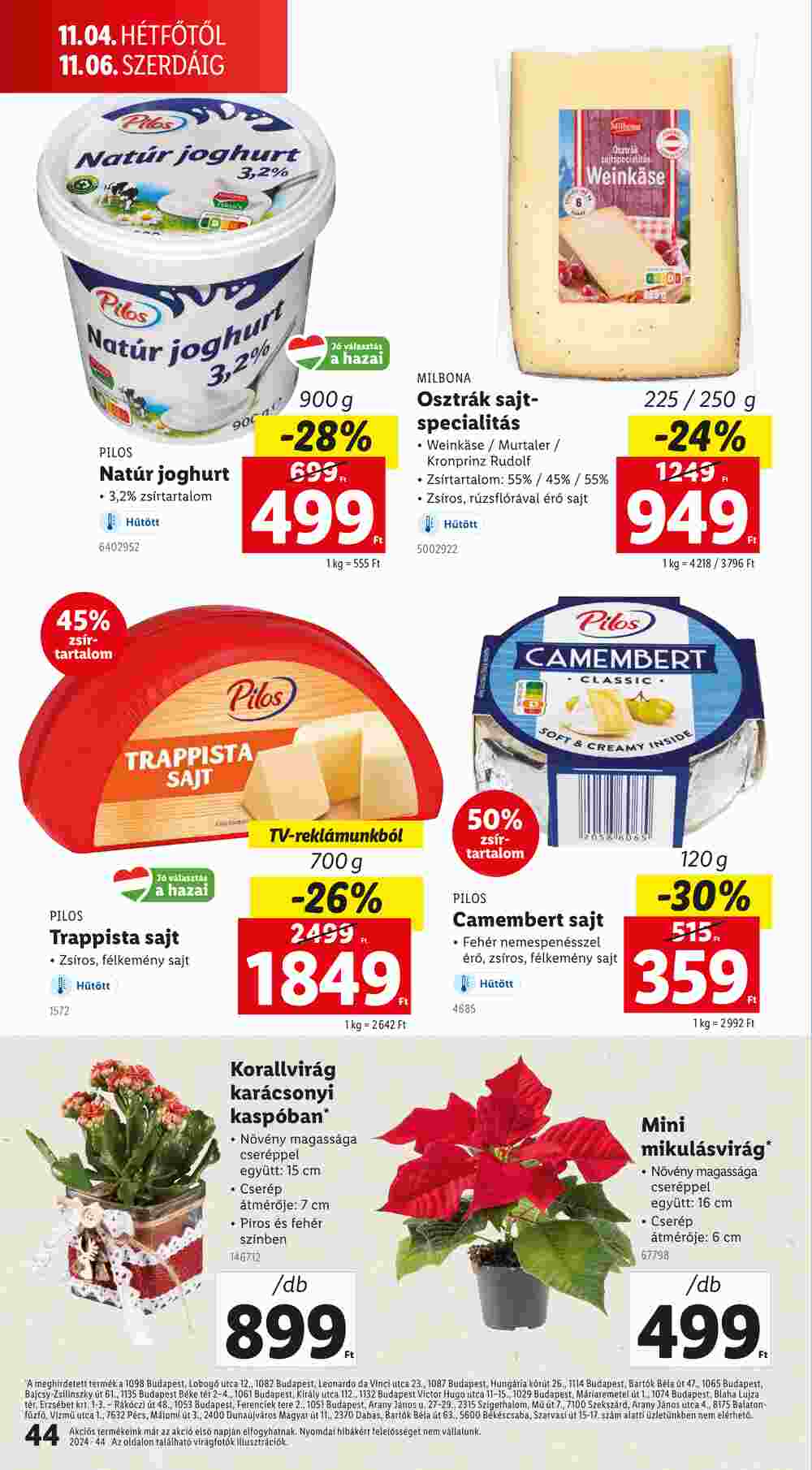 Lidl akciós újság 2024.10.31-től - 44. oldal.