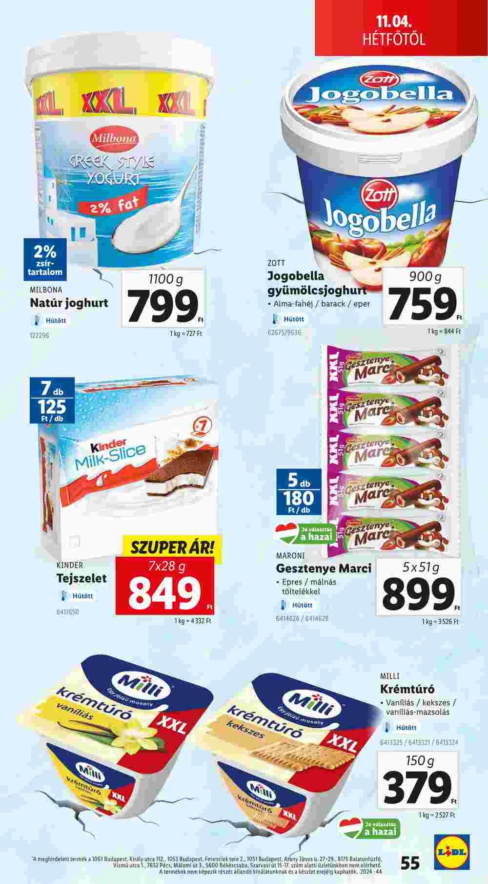 Lidl akciós újság 2024.10.31-től - 55. oldal.